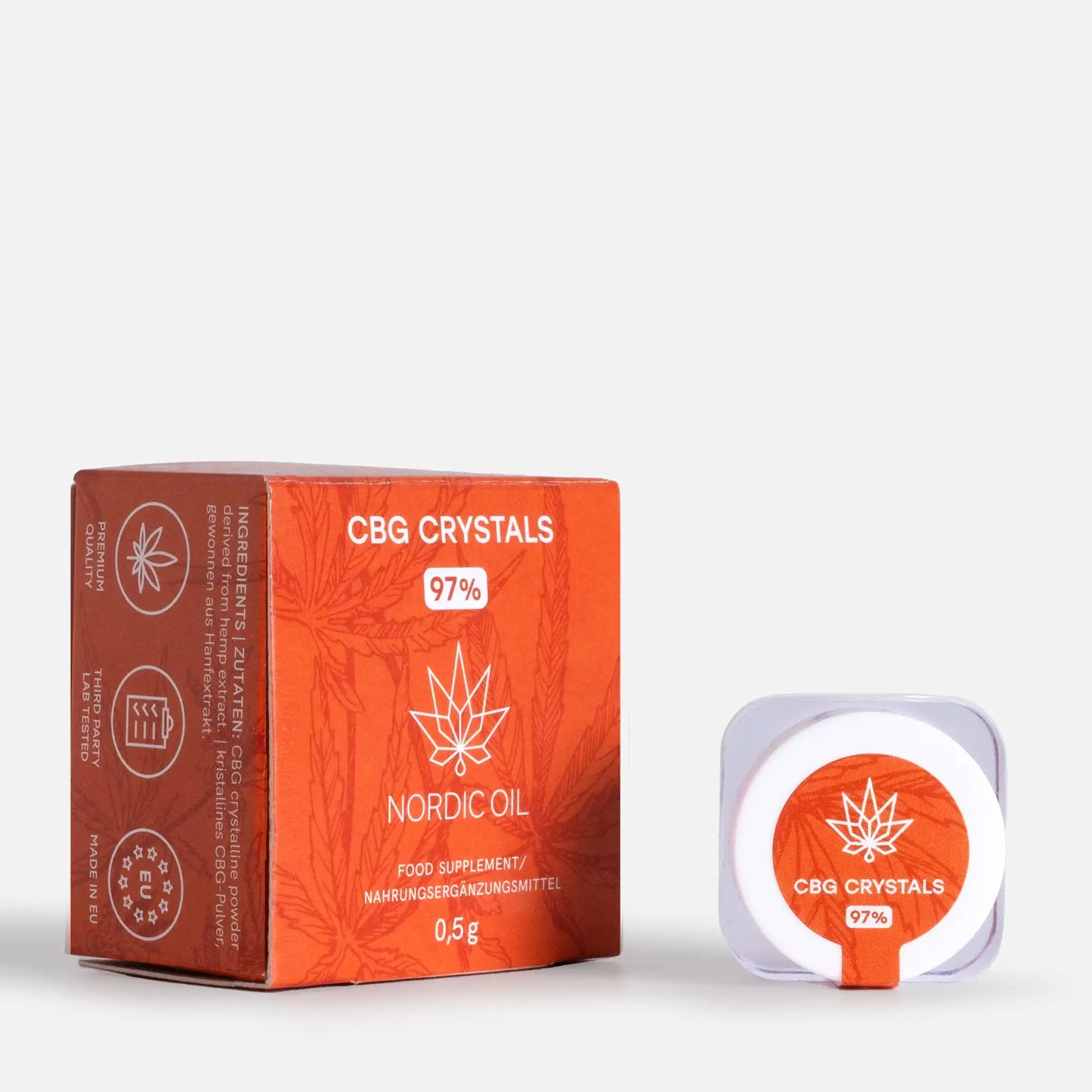 CBG Crystals - Embalagem e Produto