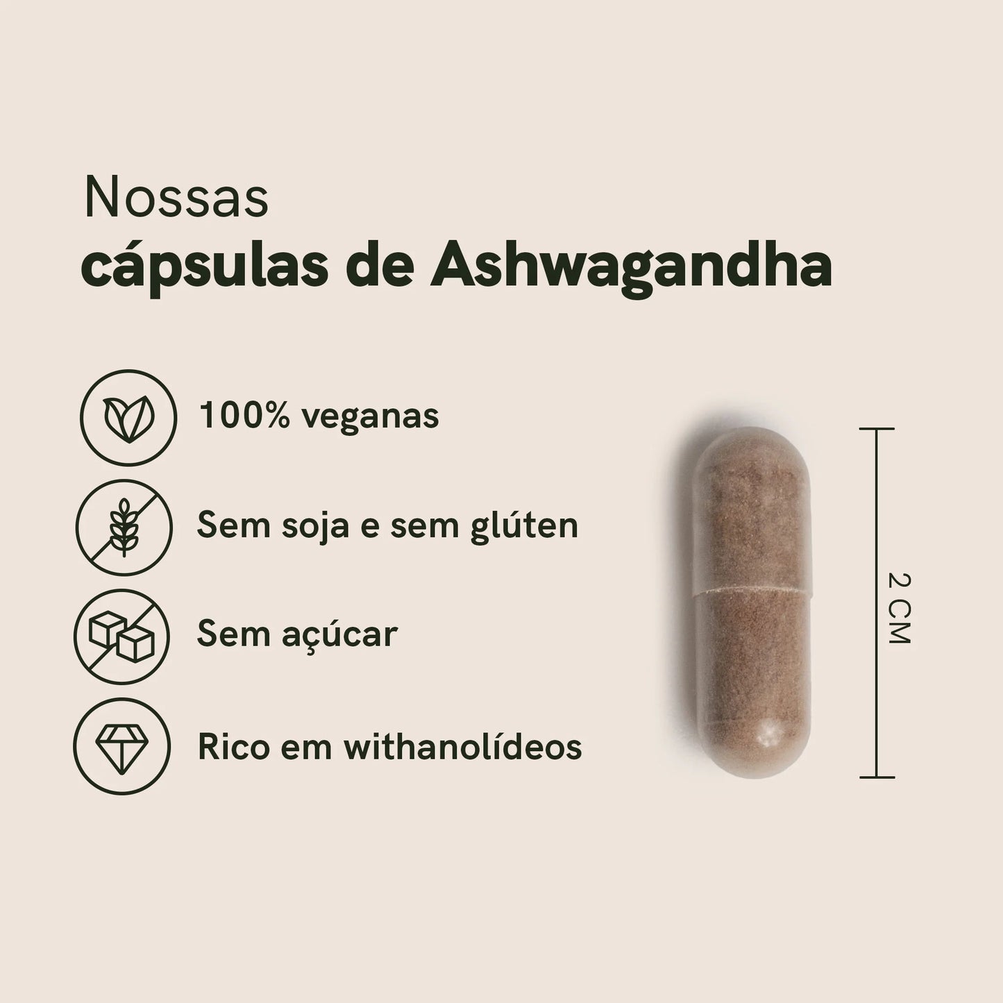Cápsulas de Ashwagandha