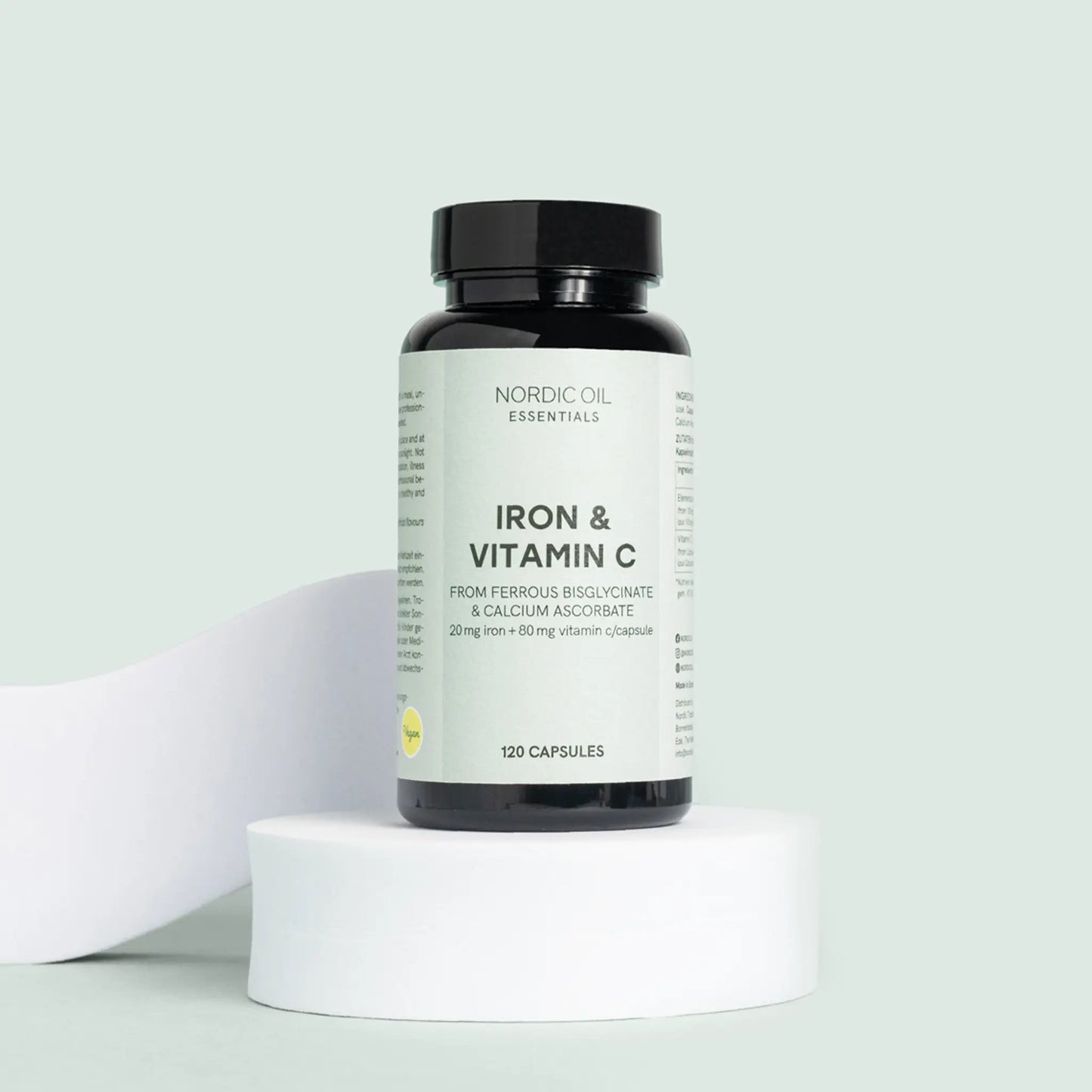 Cápsulas de Ferro e Vitamina C