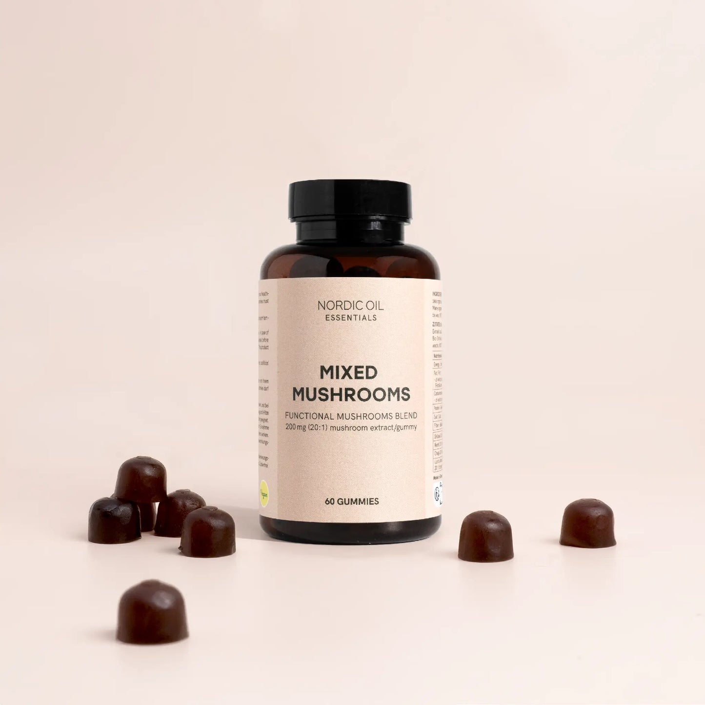 Uma embalagem de Nordic Oil Mushroom Gummies