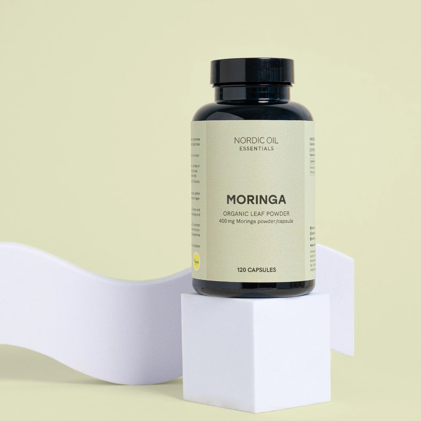 Cápsulas de Moringa em Pó