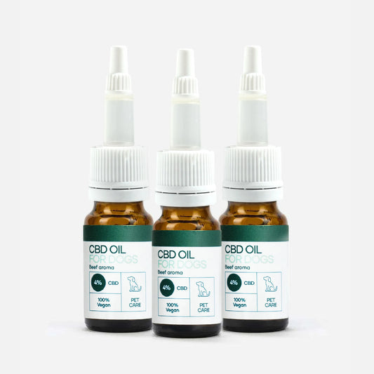 3POR2 Óleo de CBD para Cachorros - Carne (4%)
