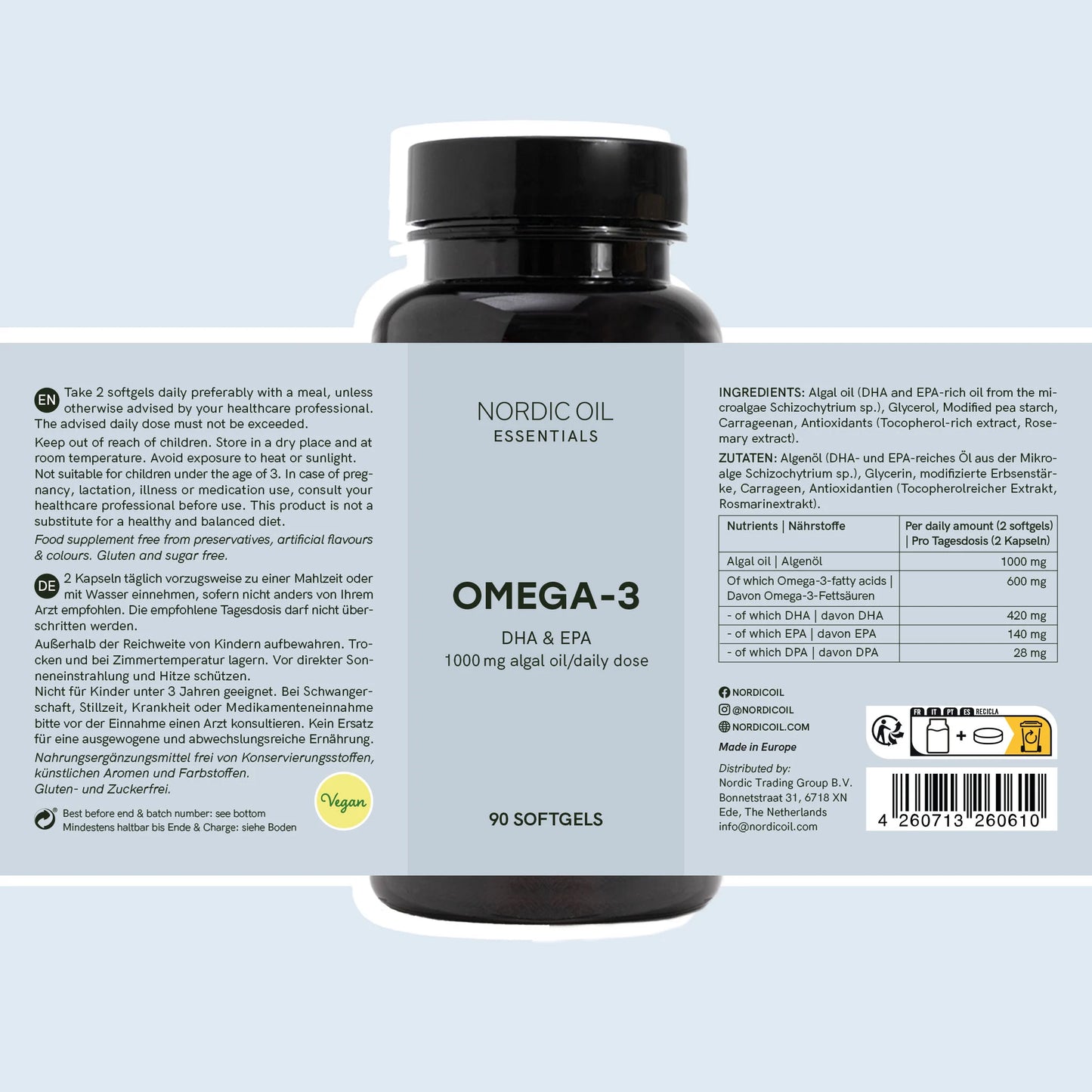 Cápsulas Ómega 3