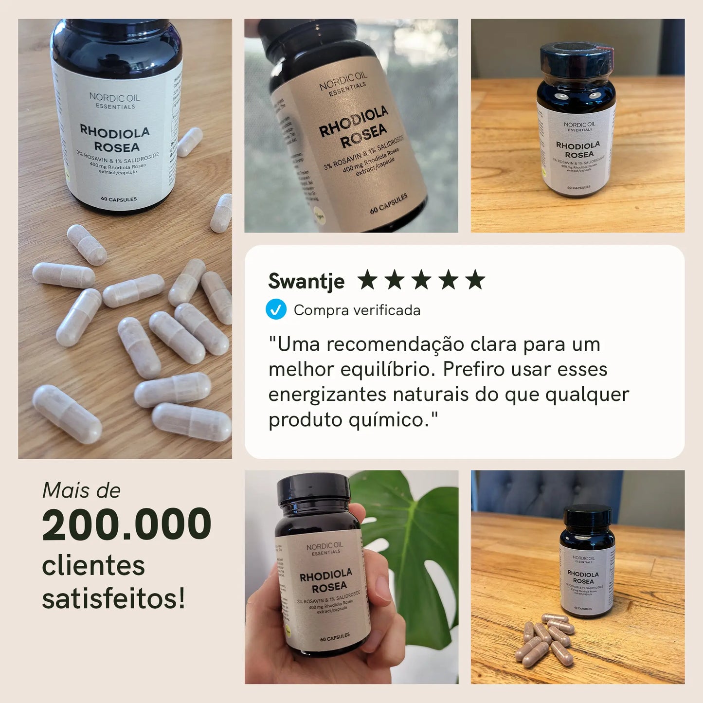 Cápsulas de Rhodiola Rosea