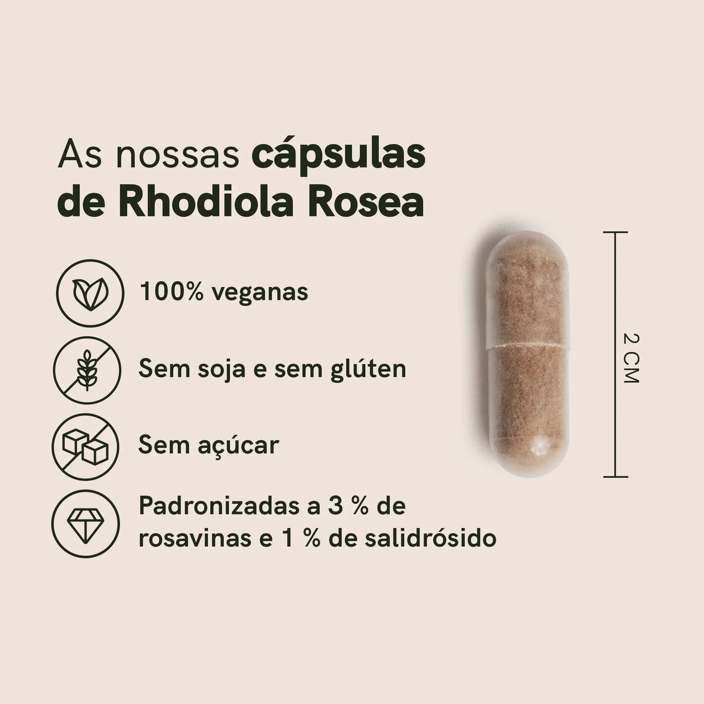 Cápsulas de Rhodiola Rosea