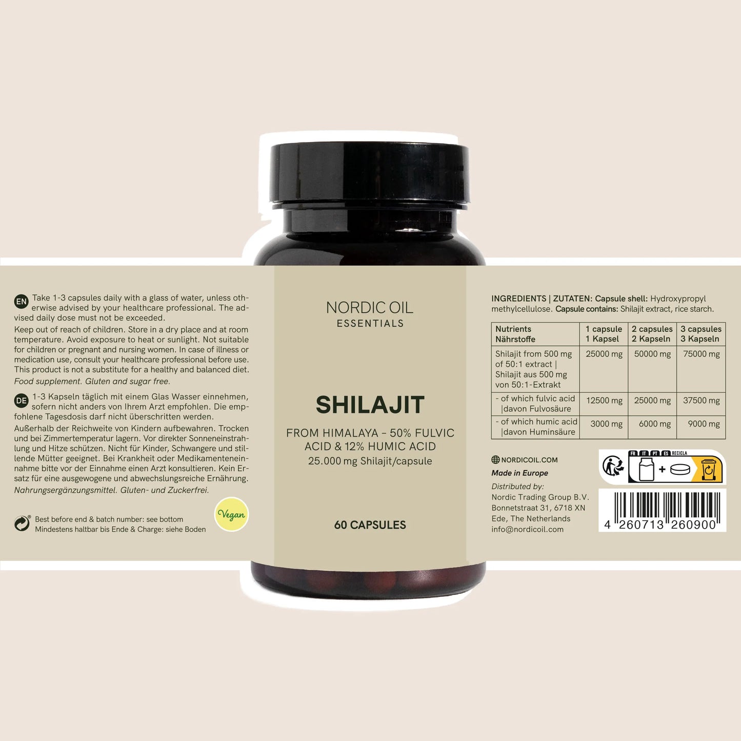 3POR2 Cápsulas de Shilajit