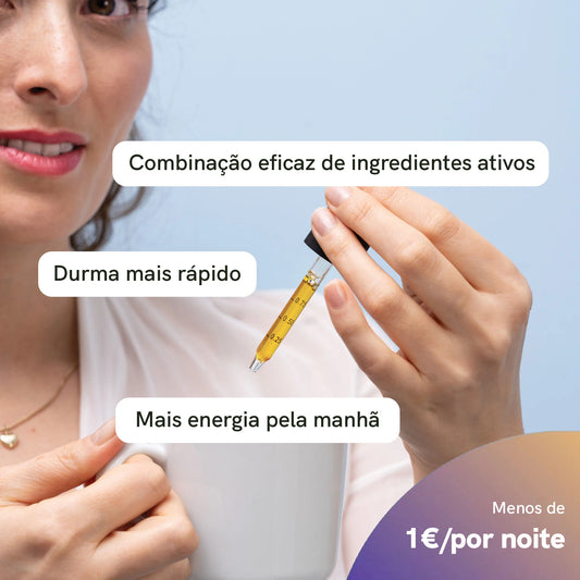 Gotas para dormir com CBD & Melatonina