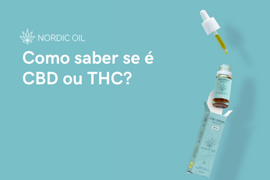 Como saber se é CBD ou THC?