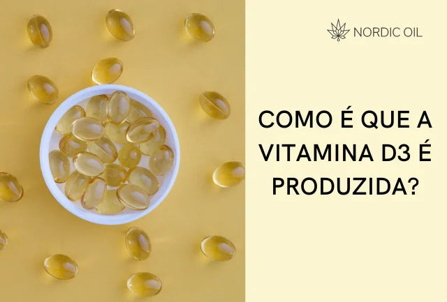 Como é que a vitamina D3 é produzida?