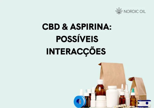 CBD e Aspirina possíveis interacções 