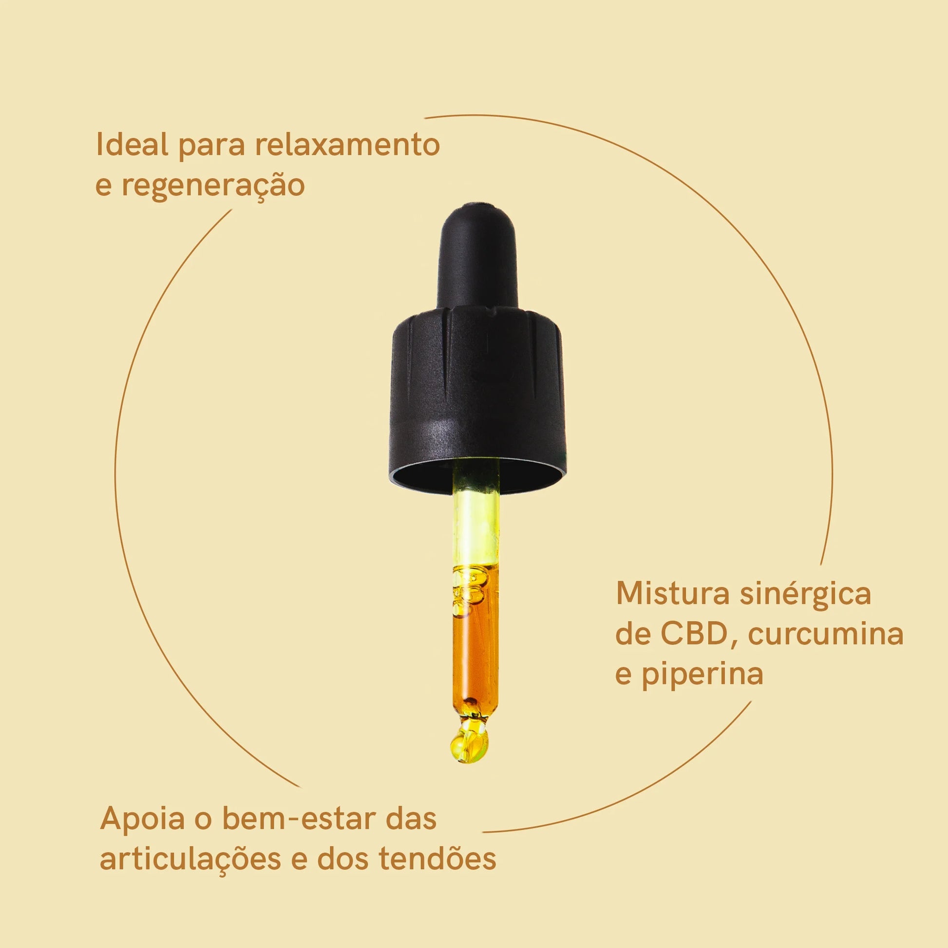 Benefícios do óleo CBD com curcumina