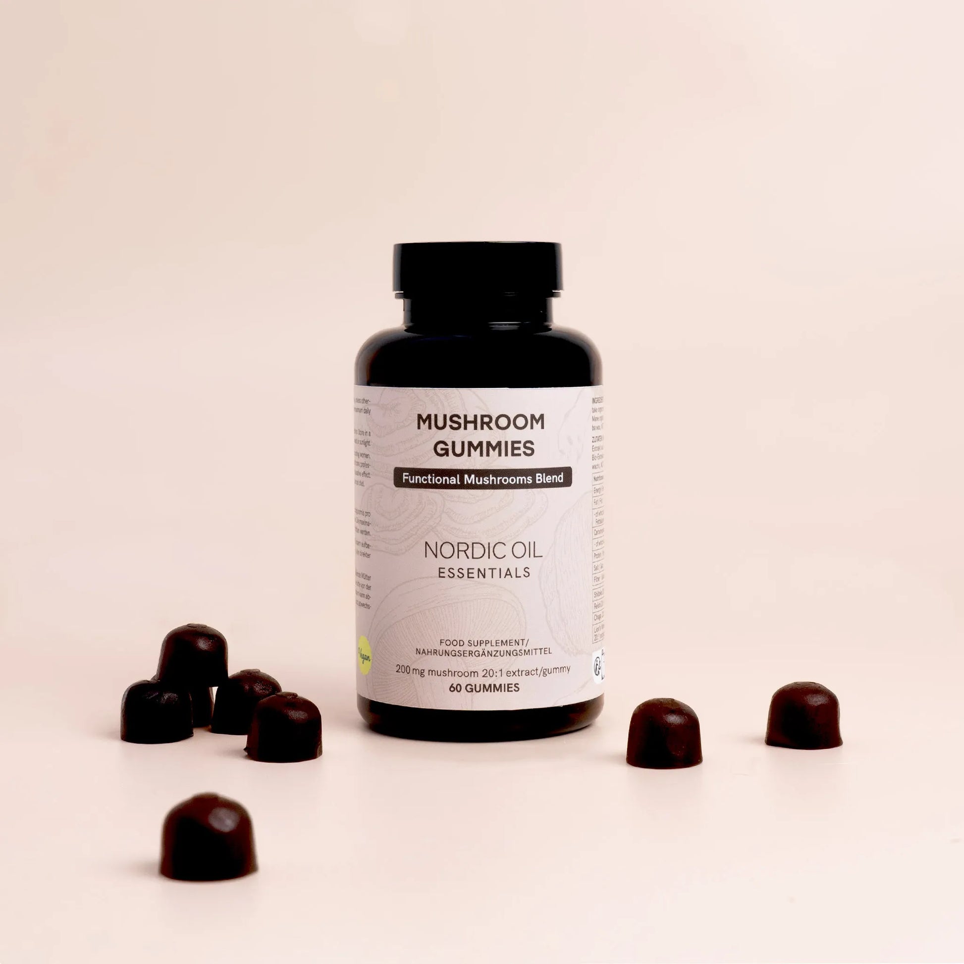 Uma embalagem de Nordic Oil Mushroom Gummies 