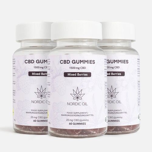 3POR2 CBD Gummies (1500mg) Frutos silvestres