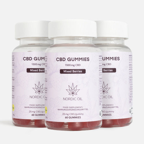 3POR2 CBD Gummies (1500mg) Frutos silvestres