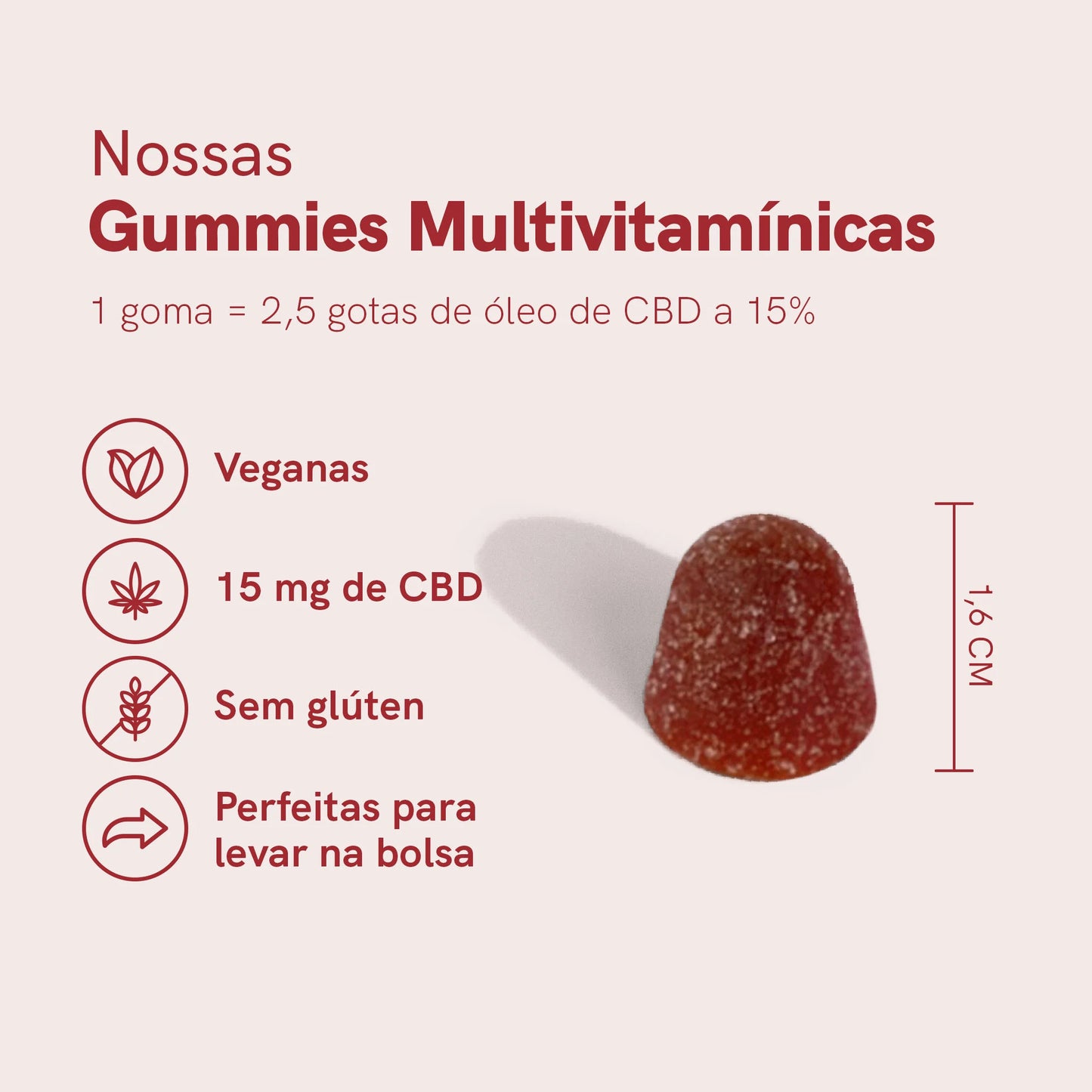 CBD Gummies (900mg) Morango