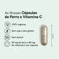 Cápsulas de Ferro e Vitamina C