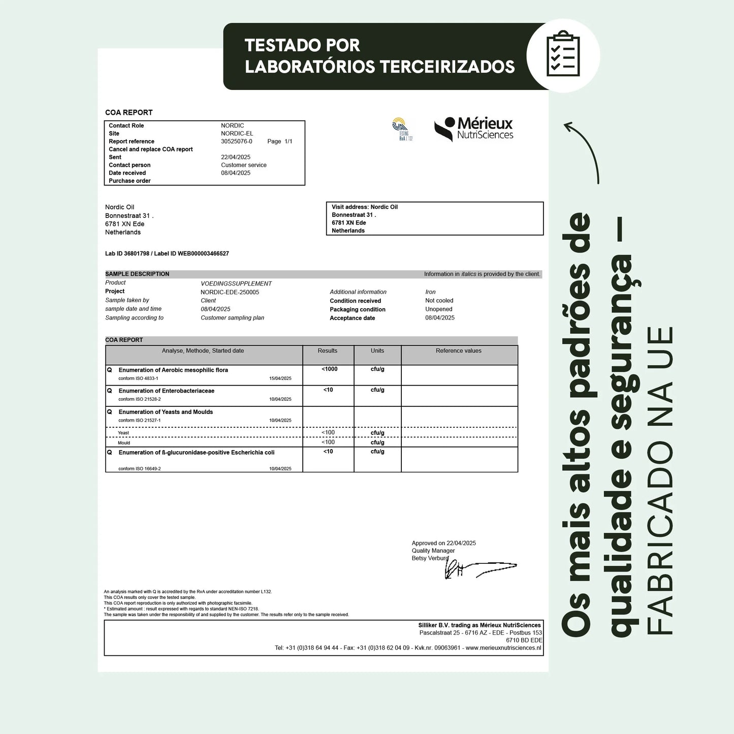 Cápsulas de Ferro e Vitamina C