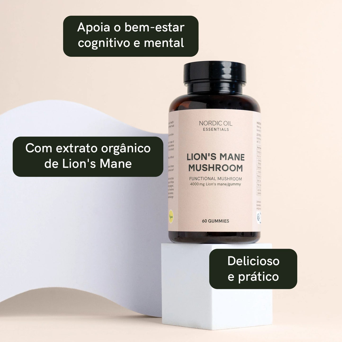 Gummies de Cogumelo Lion's mane