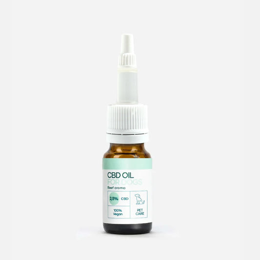 Óleo de CBD para Cachorros - Carne - (2,5%)