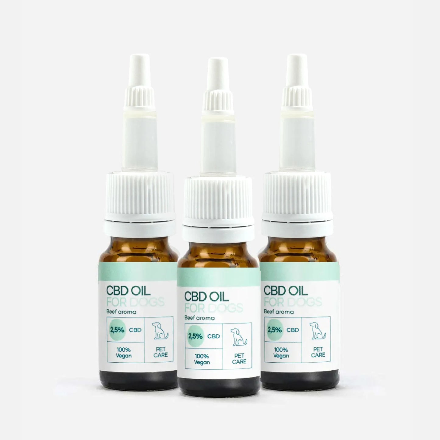 3POR2 Óleo de CBD para Cachorros - Carne - (2,5%)