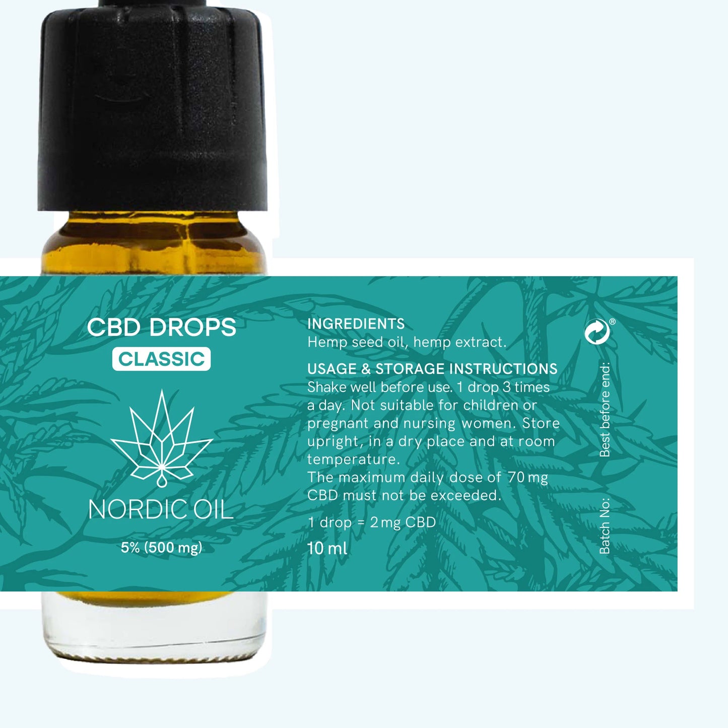 Óleo de CBD (5%) Classic