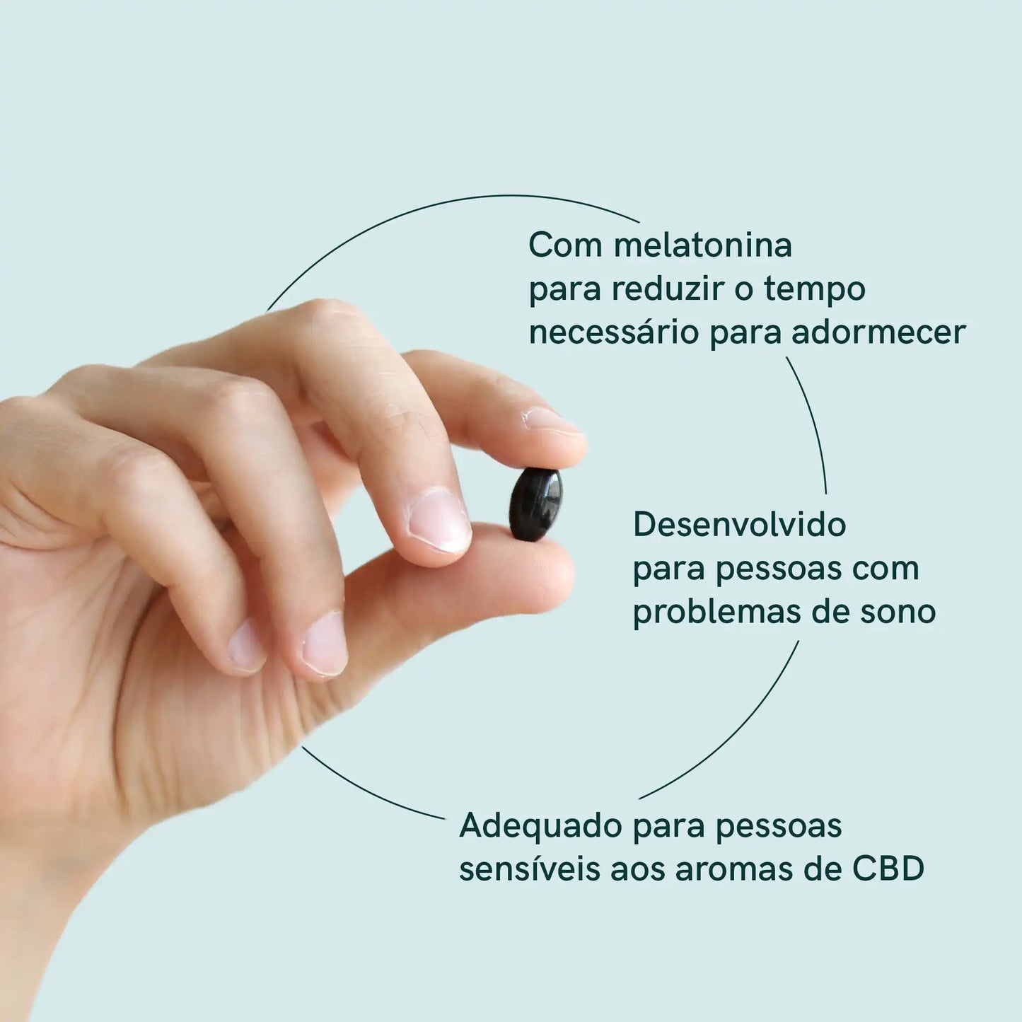 3POR2 Cápsulas de CBD com Melatonina