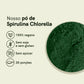 Pó de Spirulina e Chlorella