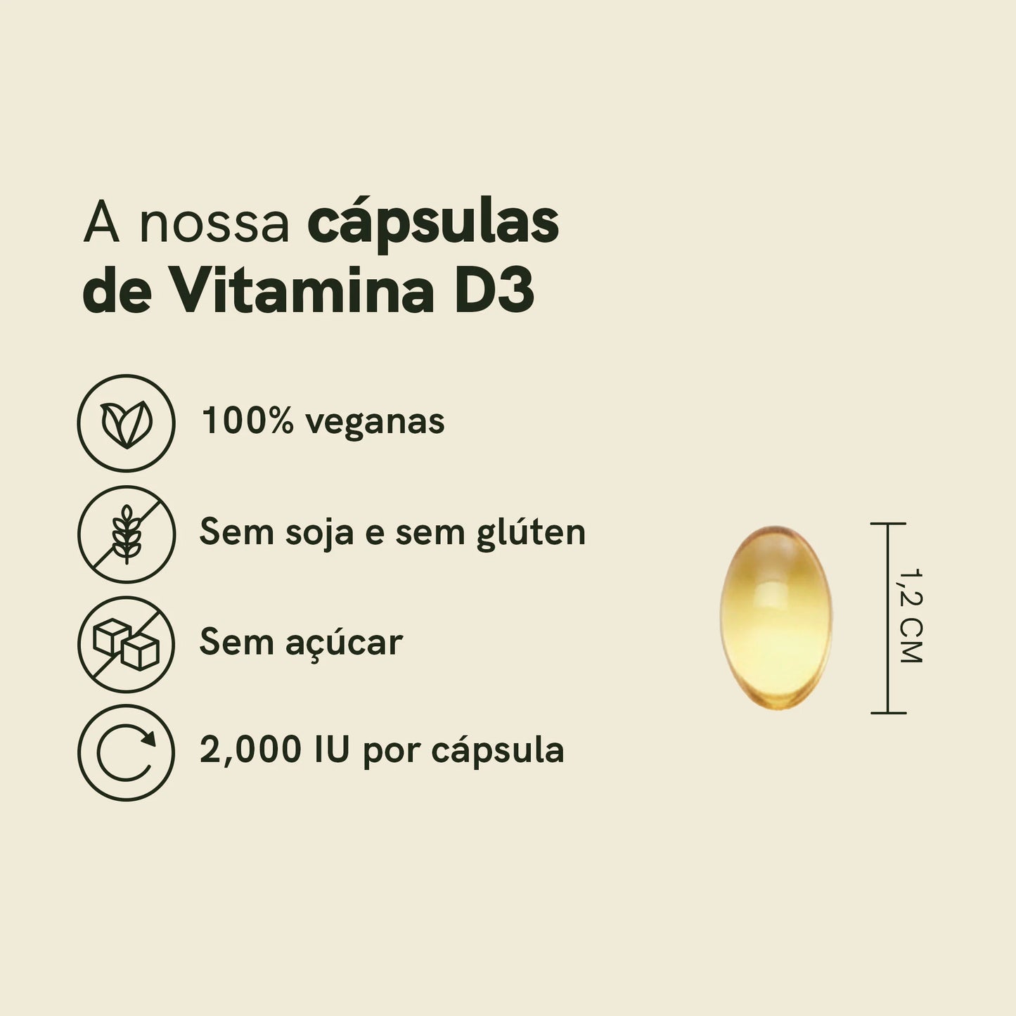 Vitamina D3 Cápsulas