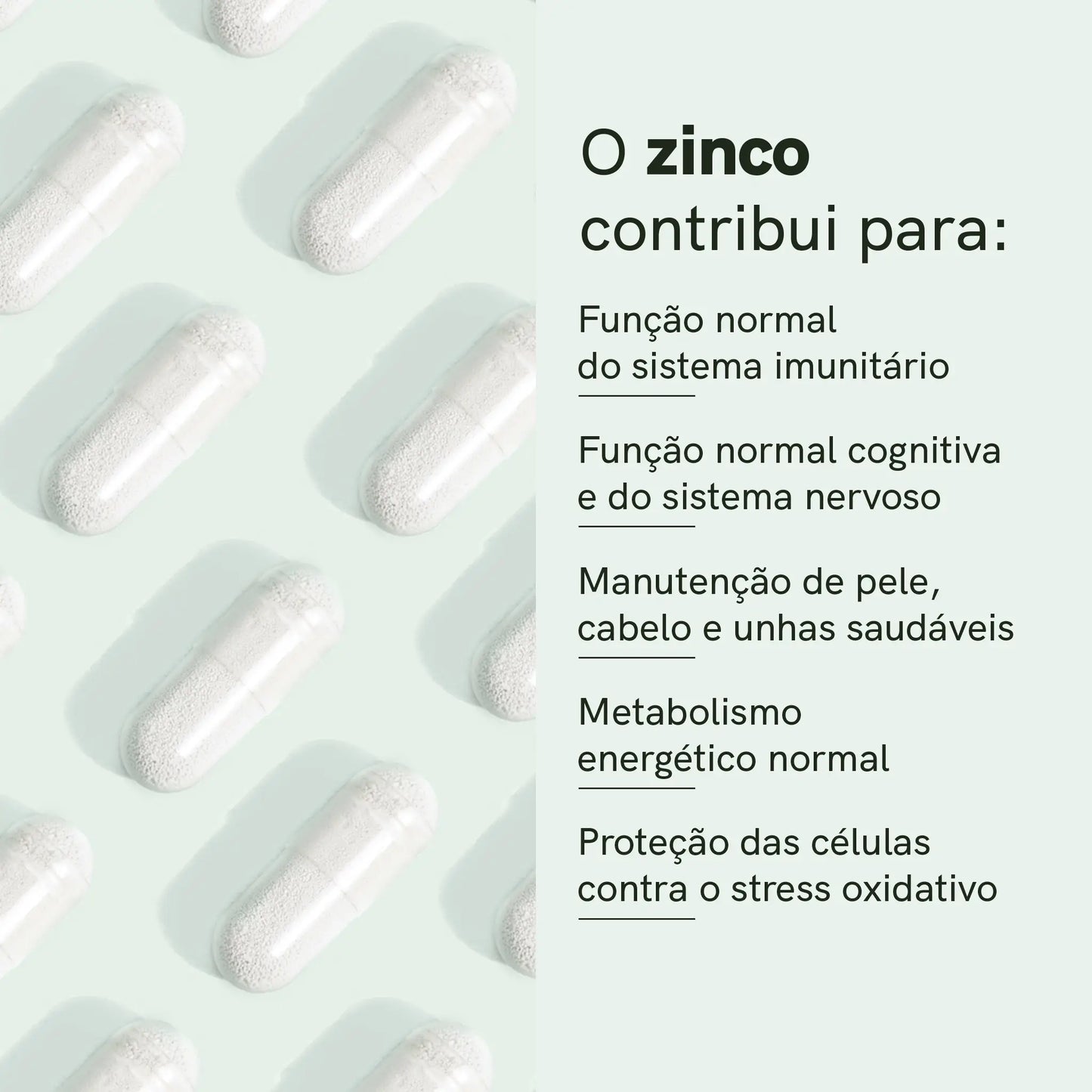 Cápsulas de Zinco