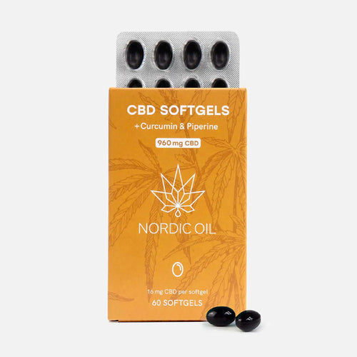 Cápsulas de CBD (960mg) com Curcumina